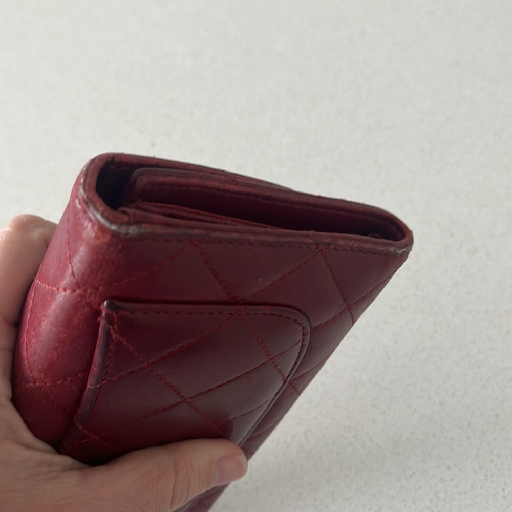 Red Flap Chanel Wallet - Picture 6 of 8